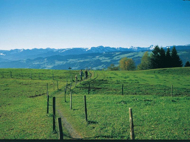 Landhotel Herzberger Garni Zimmer & Ferienwohnungen Scheidegg Dış mekan fotoğraf